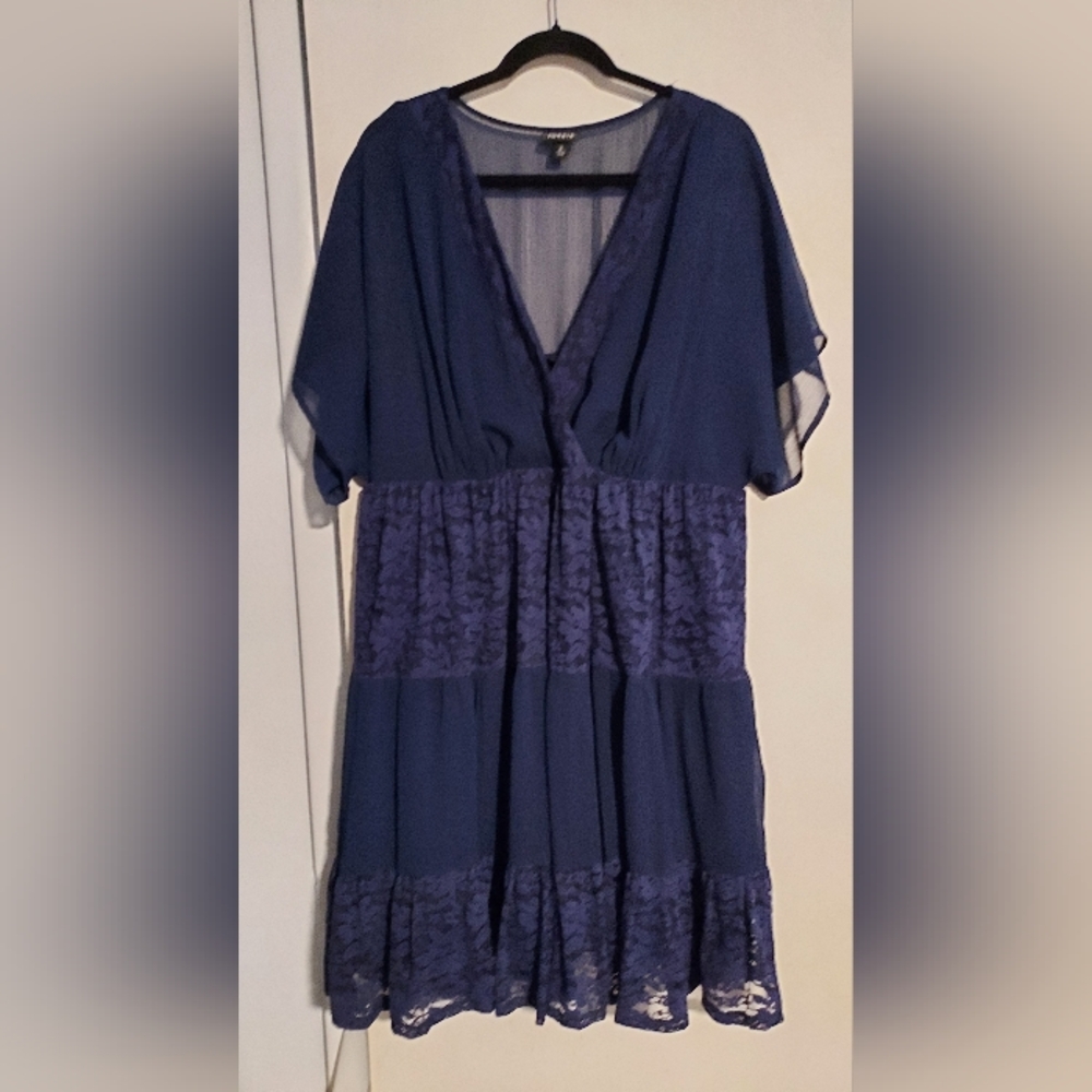 Torrid Size 2 Navy Blue Evening Dress